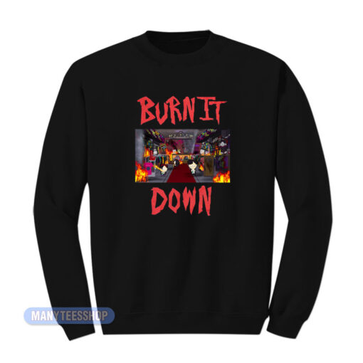 Burn It Down South Park Goth Kids Sweatshirt