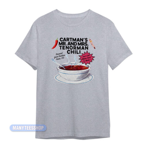 Cartman's Mr And Mrs Tenorman Chili T-Shirt