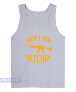 Eric Podwojski Defend Bitcoin Tank Top