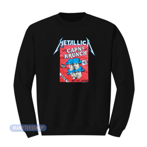 Metallica The Cap'ns Of Krunch Sweatshirt