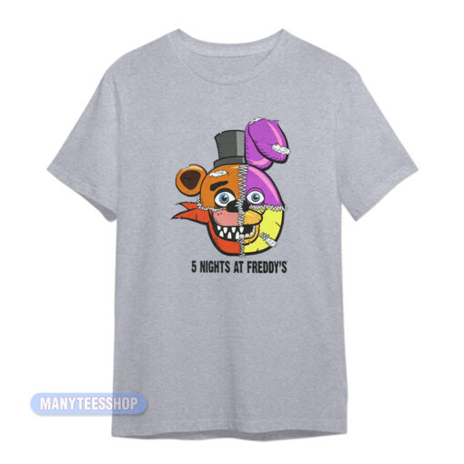Five Nights At Freddy's Split Face T-Shirt
