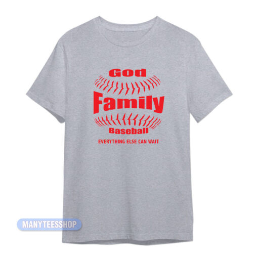 God Family Baseball T-Shirt