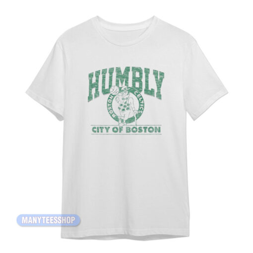 Jayson Tatum Humbly City Of Boston T-Shirt