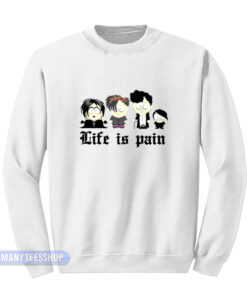 South Park Goth Kids Life Is Pain Sweatshirt