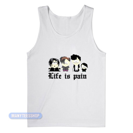 South Park Goth Kids Life Is Pain Tank Top