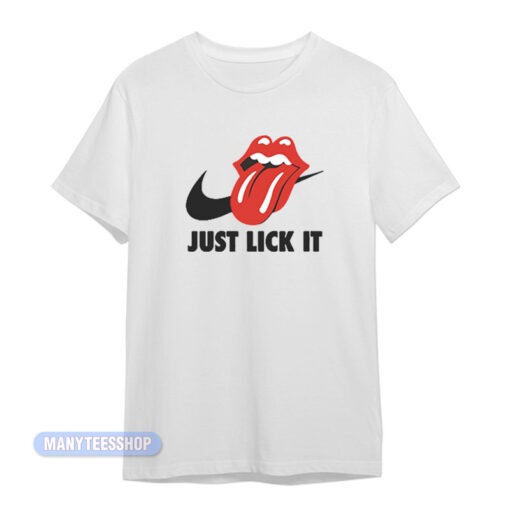 Rolling Stones Just Lick it Parody T-Shirt