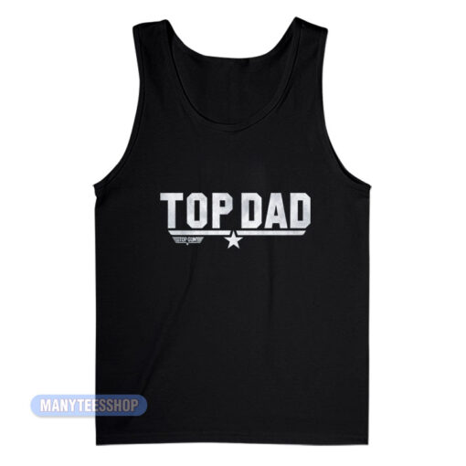Top Dad Top Gun Tank Top