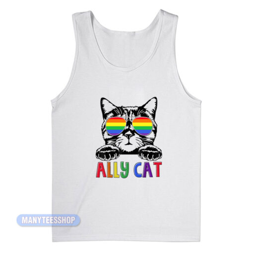 Pride Ally Cat Tank Top