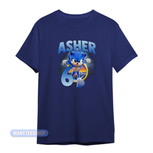 Sonic The Hedgehog Asher 6 T-Shirt