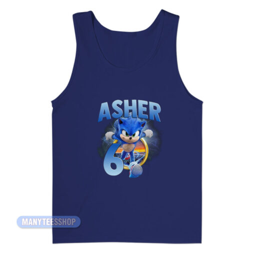 Sonic The Hedgehog Asher 6 Tank Top