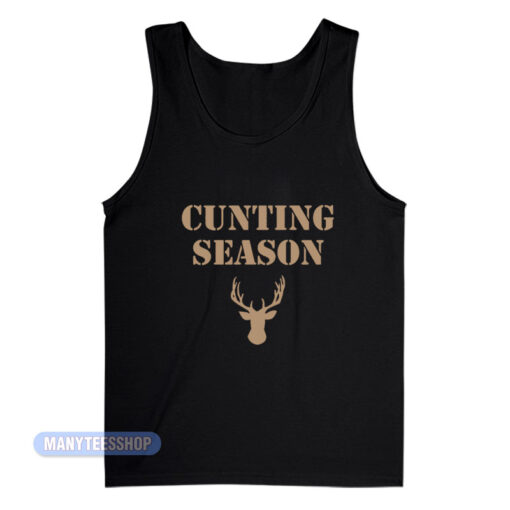 Cunting Season Hunting Deer Tank Top