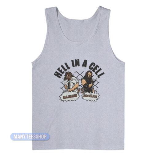Hell In A Cell Mankind Vs The Undertaker Tank Top