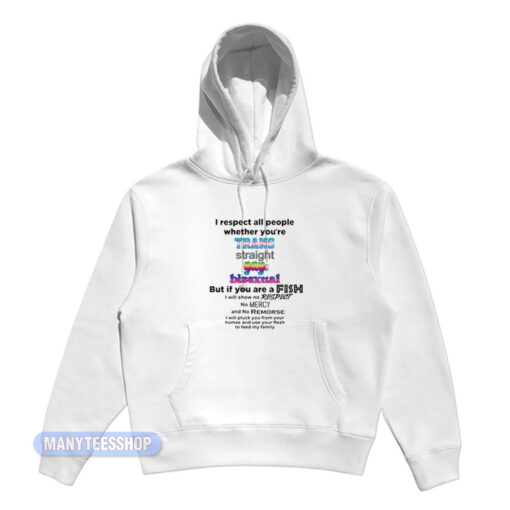 I Respect All People Trans Gay Bisexual Hoodie
