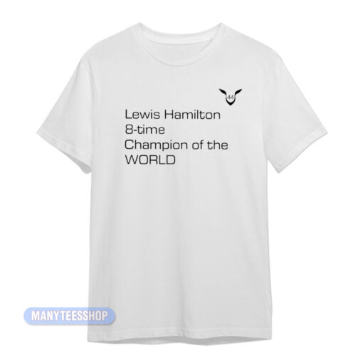 Lewis Hamilton 8-Time Champion T-Shirt