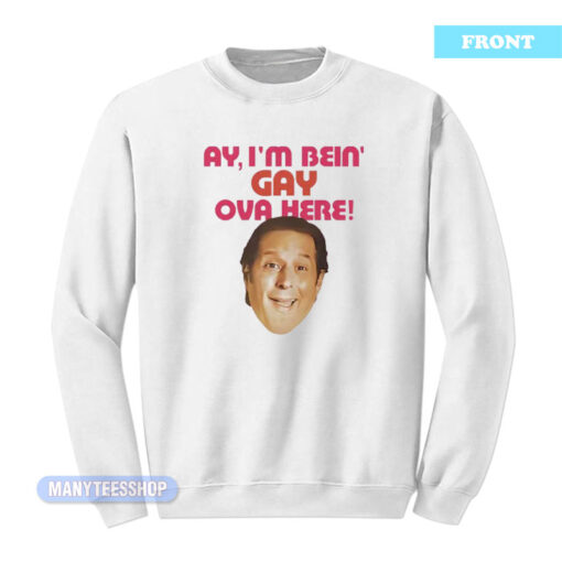 Sean Rinaldi For Comptroller Ay I'm Bein' Gay Ova Here Sweatshirt