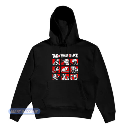 Take Your Heart Persona 5 Character Squares Hoodie