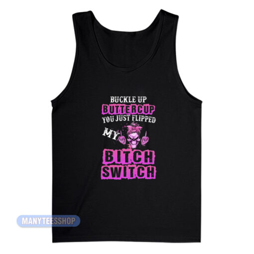 Skull Girl Buckle Up Buttercup Tank Top