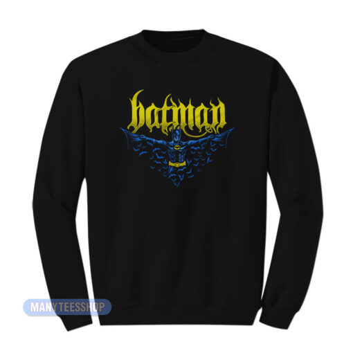 Batman Bat 89 Metal Sweatshirt