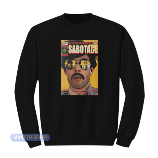 Beastie Boys Sabotage Poster Sweatshirt