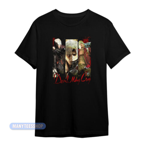 Devil May Cry Trio Black Dante T-Shirt