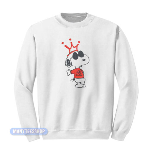 Peanuts Joe Cool Snoopy Crown Sweatshirt