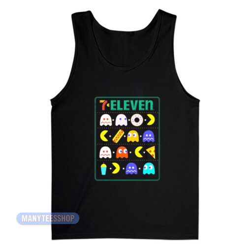 Blink 182 Mark Hoppus 7 Eleven X PAC-MAN Tank Top