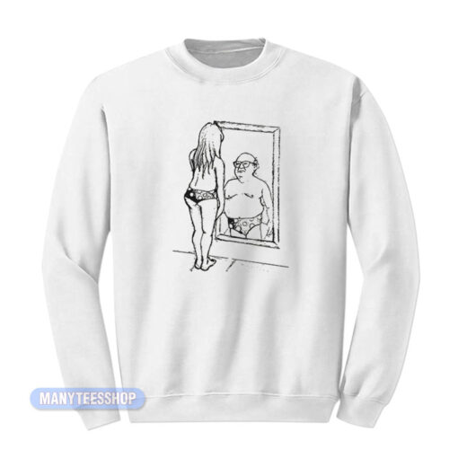 Annie Lederman Danny Devito Mirror Sweatshirt