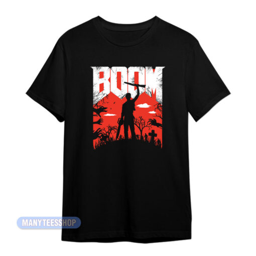 Evil Dead 2 Doom Boom Stick T-Shirt