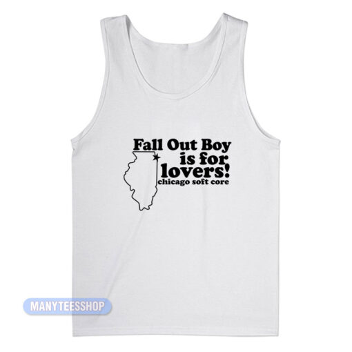 Fall Out Boy Is For Lovers Chicago Soft Core Tank Top