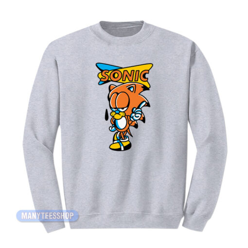 Garfield Sonic The Hedgehog Sweatshirt