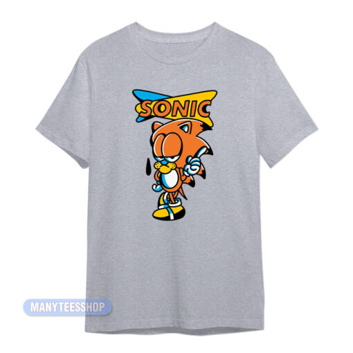 Garfield Sonic The Hedgehog T-Shirt