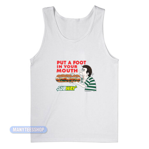 Subway Put a Foot In Your Mouth Sandwich Tank Top