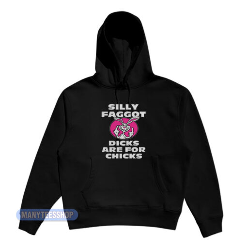 Trix Rabbit Silly Faggot Dicks Are For Chicks Hoodie