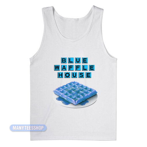 Blue Waffle House Tank Top