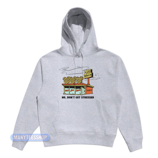 Waffle House Jo Bros No Don't Get Stressed Hoodie