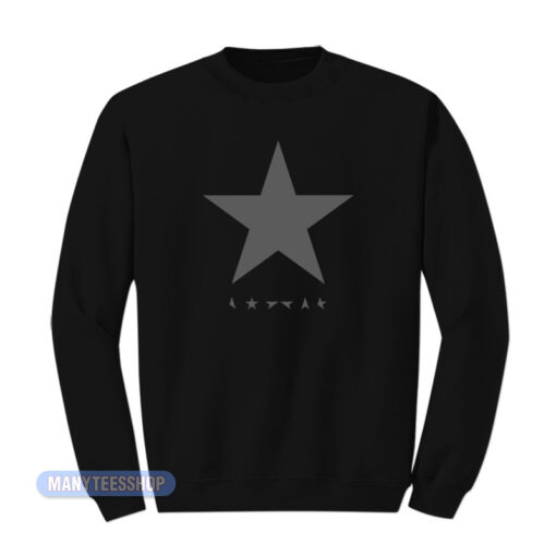 David Bowie Blackstar Album Logo Sweatshirt
