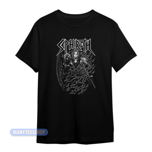 Final Fantasy VII Sephiroth Metal T-Shirt