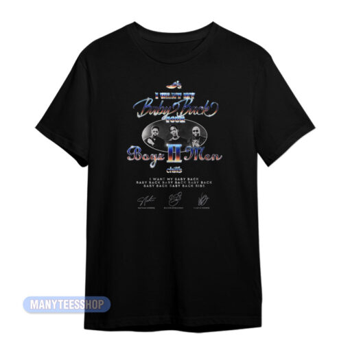 I Want My Baby Back Tour Boyz II Men Chili's T-Shirt