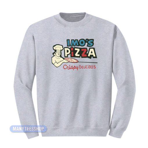 Imo's Pizza Window Crispy Delicious Sweatshirt