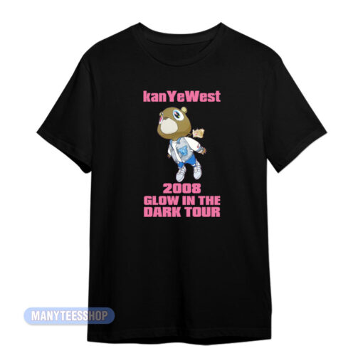 Kanye West 2008 Glow In The Dark Tour T-Shirt