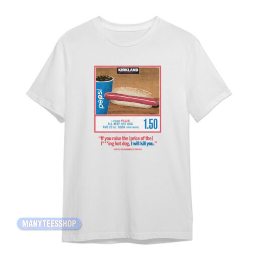 Kirkland Costco Hot Dog Combo T-Shirt