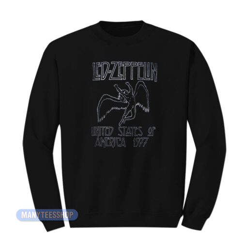 Led Zeppelin United States Of America 1977 Sweatshirt