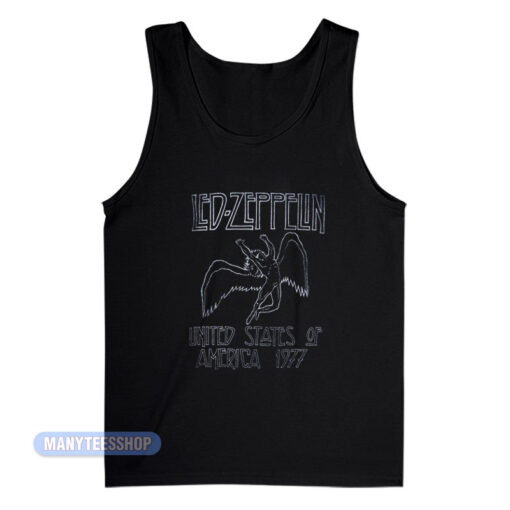 Led Zeppelin United States Of America 1977 Tank Top