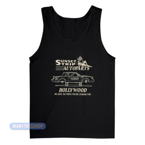 Local Authority Sunset Strip Autoparts Tank Top