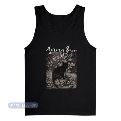 Mazzy Star The Witch Black Cat Tank Top