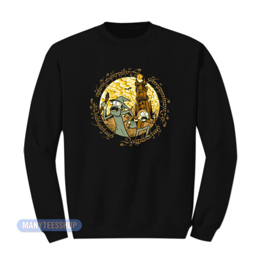 Rick and Morty X The Lord Of The Rings Sweatshirt
