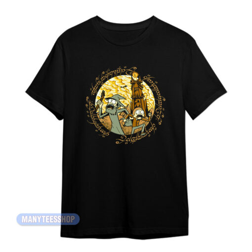 Rick and Morty X The Lord Of The Rings T-Shirt