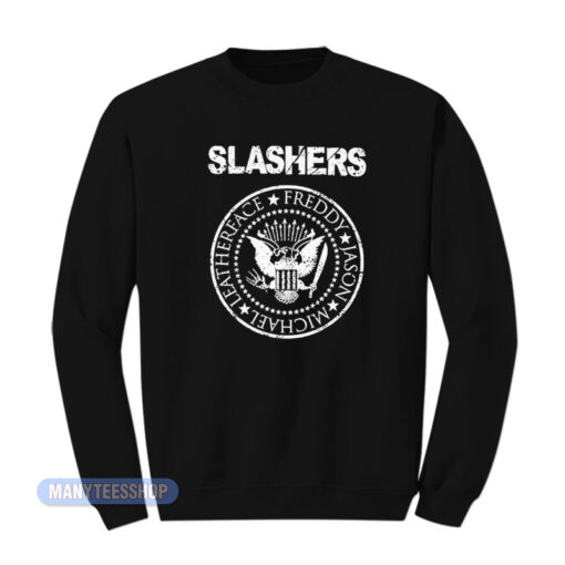 The Slashers Ramones Logo Parody Sweatshirt