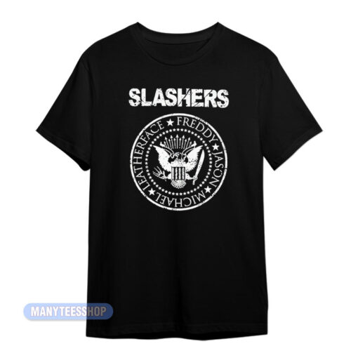 The Slashers Ramones Logo Parody T-Shirt