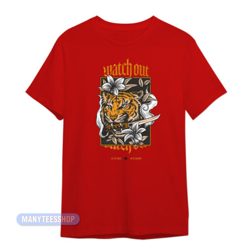 Tiger Sword Watch Out T-Shirt